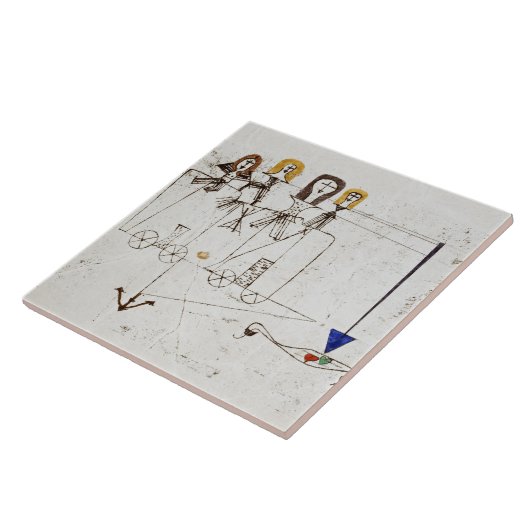 Klee - De Deugd Wagen Tegeltje (Zijkant)