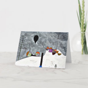 Klee - de Winter, het schilderen van Paul Klee Kaart