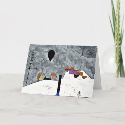 Klee - de Winter, het schilderen van Paul Klee Kaart (Voorkant)