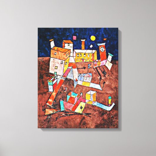 Klee - deel van G Canvas Afdruk (Voorkant)
