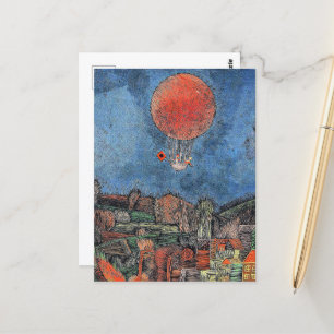 Klee - Der Luft ballon Briefkaart