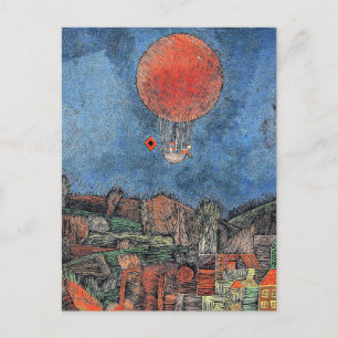 Klee - Der Luft ballon Briefkaart