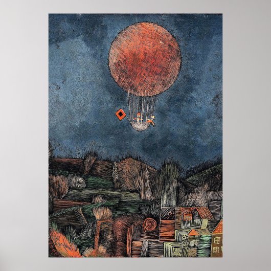 Klee - Der Luftballoon Poster (Voorkant)