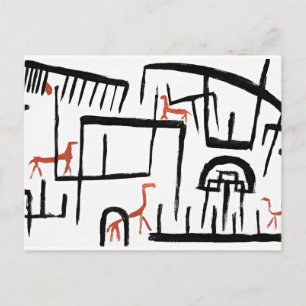 Klee - Dieren in een behuizing Briefkaart