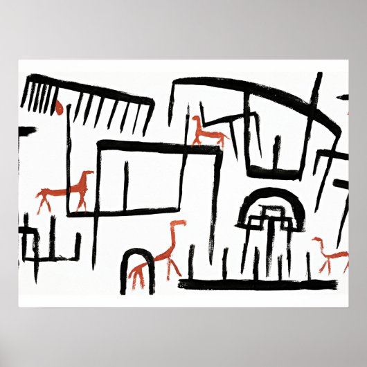 Klee - Dieren in een behuizing Poster (Voorkant)