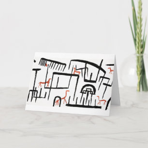 Klee - Dieren in een omheining Kaart