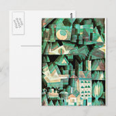 Klee - Dream City, abstracte kunst Briefkaart (Voorkant / Achterkant)