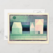 Klee - Drie huizen Briefkaart (Voorkant / Achterkant)