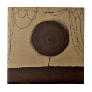 Klee - Een bloem treedt op Tegeltje