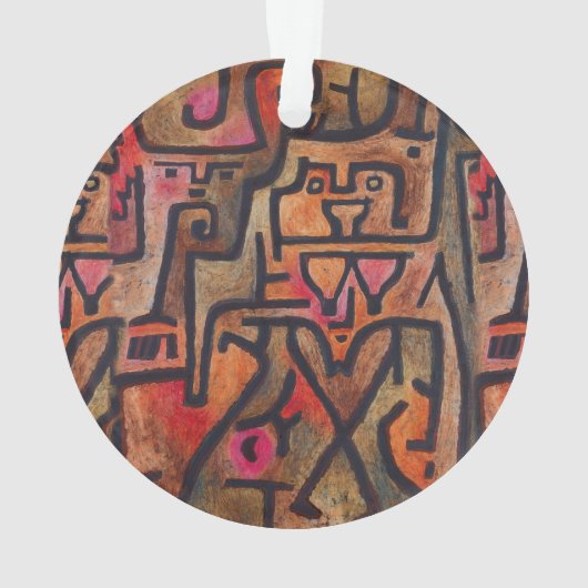 Klee Expressionniste Forêt Abstraite Art Moderne (dos)