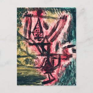 Klee - Fire Clown Briefkaart