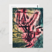 Klee - Fire Clown Briefkaart (Voorkant / Achterkant)