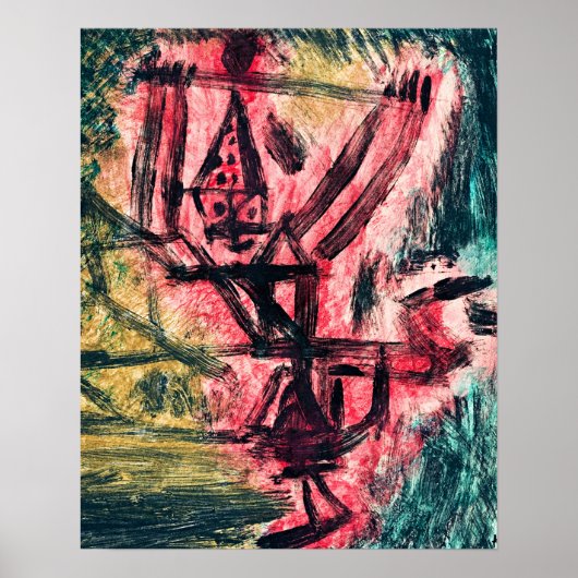 Klee - Fire Clown, Poster (Voorkant)