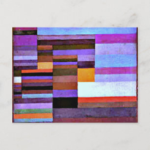 Klee - Fire Evening, 1929 Briefkaart