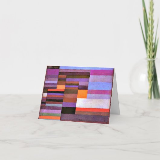 Klee - Fire Evening Kaart (Voorkant)