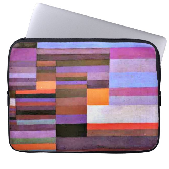 Klee - Fire Evening Laptop Sleeve (Voorkant)