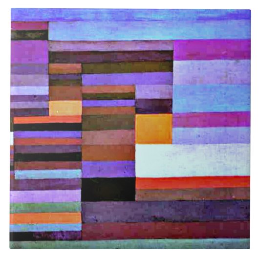 Klee - Fire Evening Tegeltje (Voorkant)