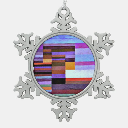 Klee - Fire Evening Tin Sneeuwvlok Ornament (Voorkant)