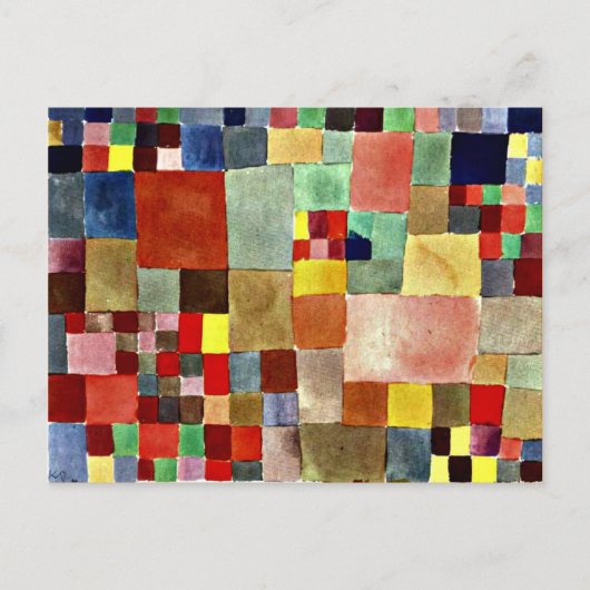 Klee - Flora op zand Briefkaart (Voorkant)