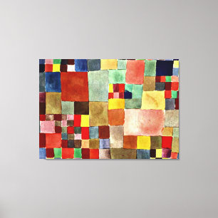 Klee - Flora op zand Canvas Afdruk