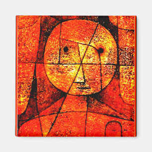 Klee - Gaas, kleurrijk abstract kunstwerk, Magneet