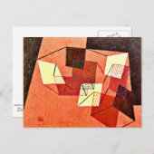 Klee - gebroken oppervlakken briefkaart (Voorkant / Achterkant)