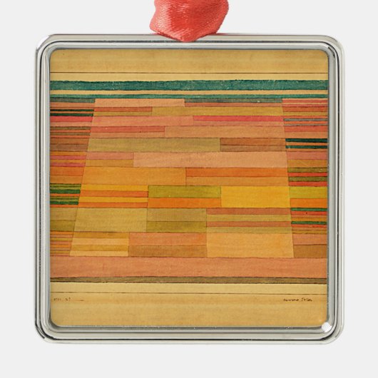 Klee - Gemeten velden Metalen Ornament (Voorkant)