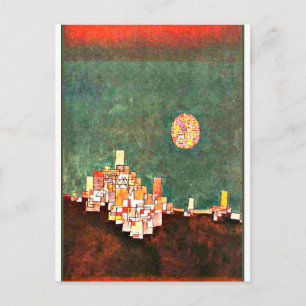 Klee - Geselecteerde Site, abstracte kunst Briefkaart