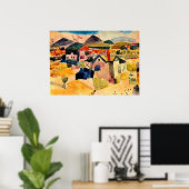 Klee - Gezicht op Saint Germain Poster (Thuiskantoor)