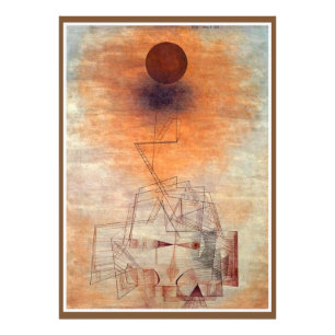 Klee - Grenzen van het intellect, beroemd kunstwer Foto Afdruk