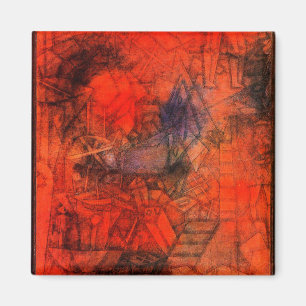 Klee - Groins, kleurrijk kunstwerk, Magneet