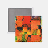 Klee - Grote Rode en Witte Domes 2021 Magneet (Voorkant / Achterkant)