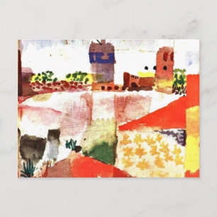 Klee - Hammamet met moskee Briefkaart