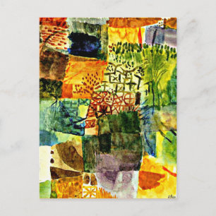 Klee - Herdenking van een tuin Briefkaart