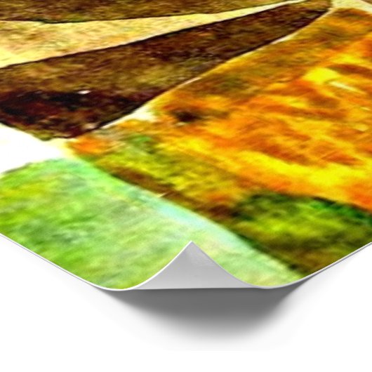 Klee - Herdenking van een tuin Poster (Hoek)