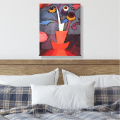 Klee - Herfstbloem, Canvas Afdruk (Insitu (Slaapkamer))