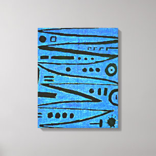 Klee - Heroic Fiddling-1938 Canvas Afdruk