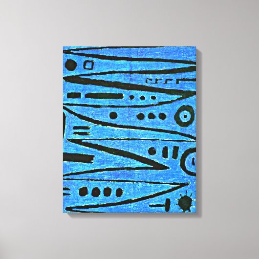 Klee - Heroic Fiddling-1938 Canvas Afdruk (Voorkant)