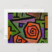 Klee - Heroic Rozen Briefkaart (Voorkant / Achterkant)