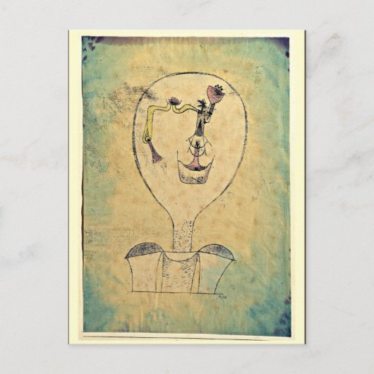 Klee - Het begin van een glimlach Briefkaart (Voorkant)