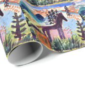 Klee - Het paard, beroemd schilderij Cadeaupapier (Rol Hoek)