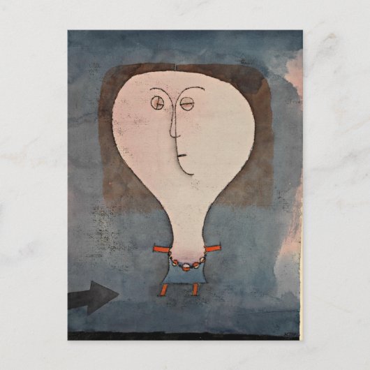 Klee - Het recht van een meisje Briefkaart (Voorkant)