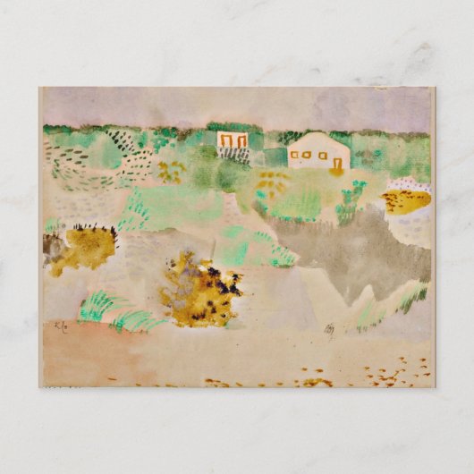 Klee - Houses op de Dune Briefkaart (Voorkant)