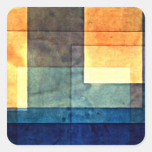 Klee - Huis op het Water Vierkante Sticker
