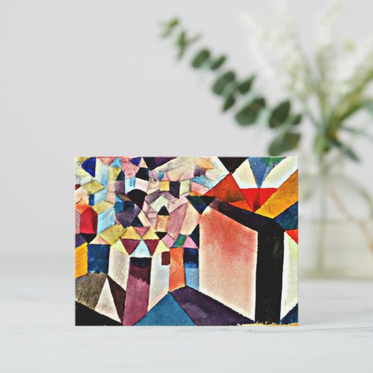 Klee - Inzicht in een stad Briefkaart (Staand voorkant)