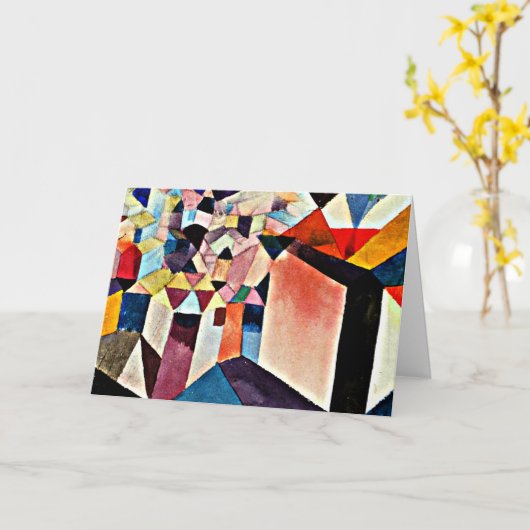 Klee - Inzicht in een stad Kaart (Gele Bloem)