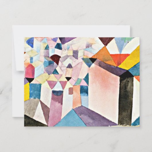 Klee - Inzicht in een stad Kaart (Voorkant)