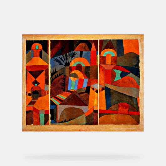 Klee - Jardins du Temple (Recto)