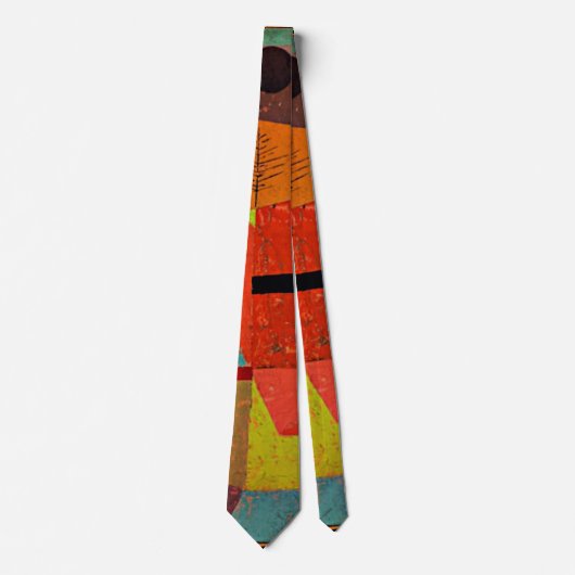 Klee - Joyful Mountain Landscape Stropdas (Voorkant)