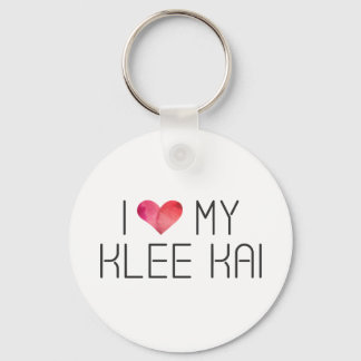Klee Kai Love Quote Sleutelhanger